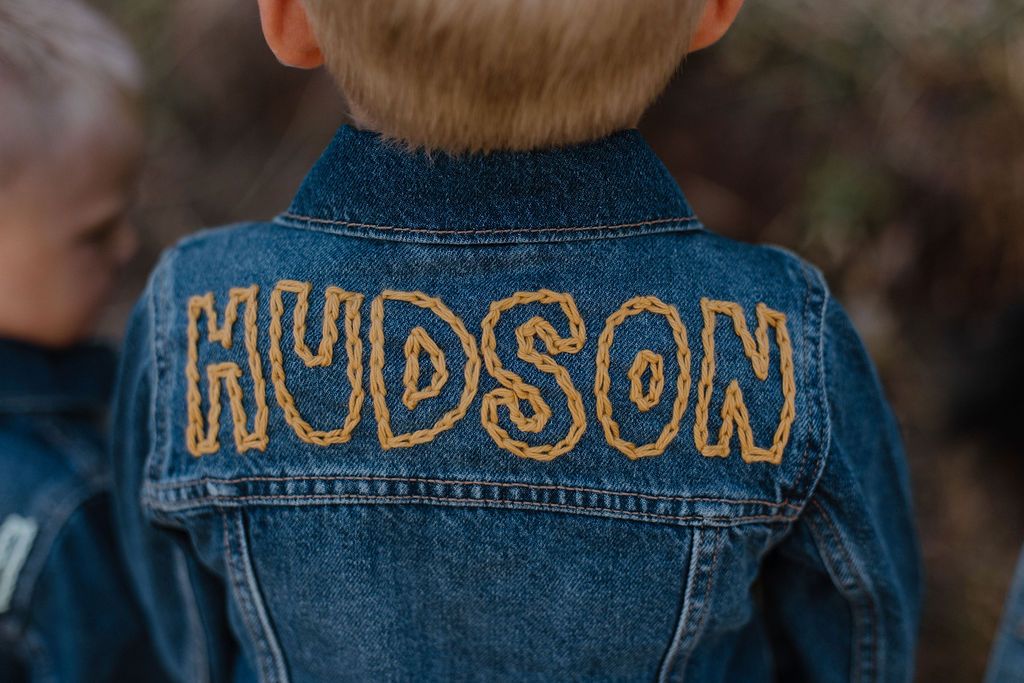 Hand stitched Jean Jacket