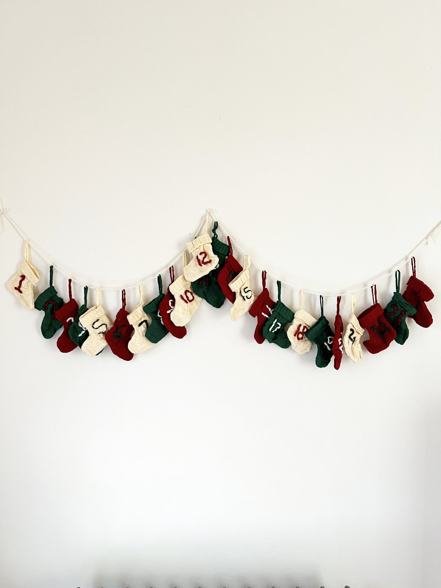 Mini Stocking Advent Calendar