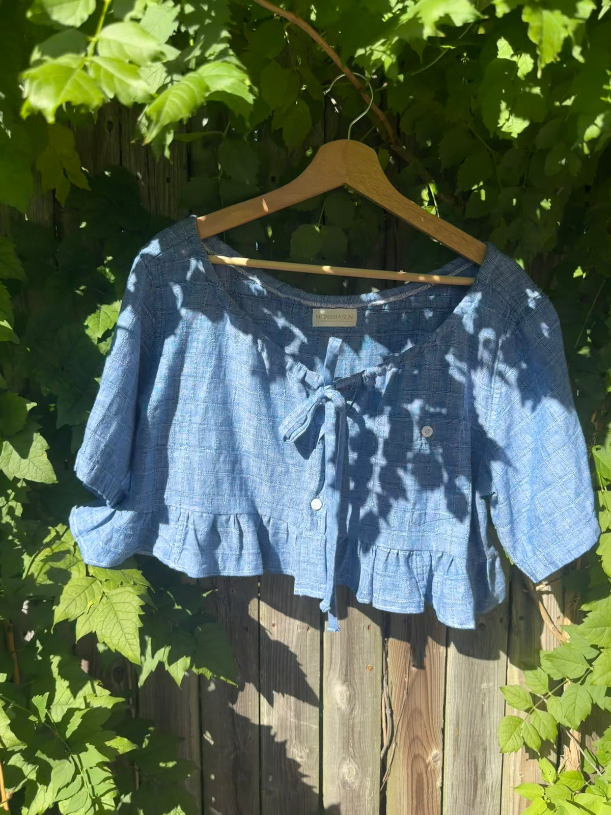 Meadow Top — Bluebell Chambray