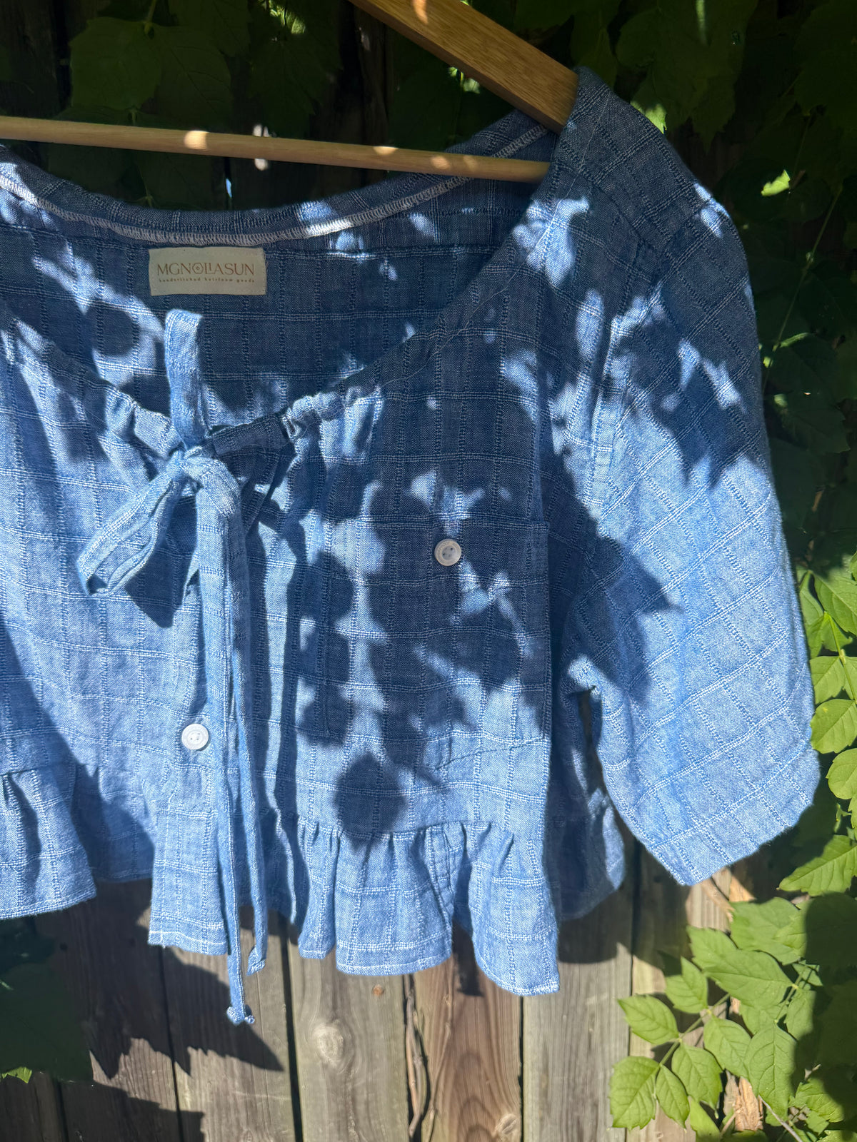 Meadow Top — Bluebell Chambray