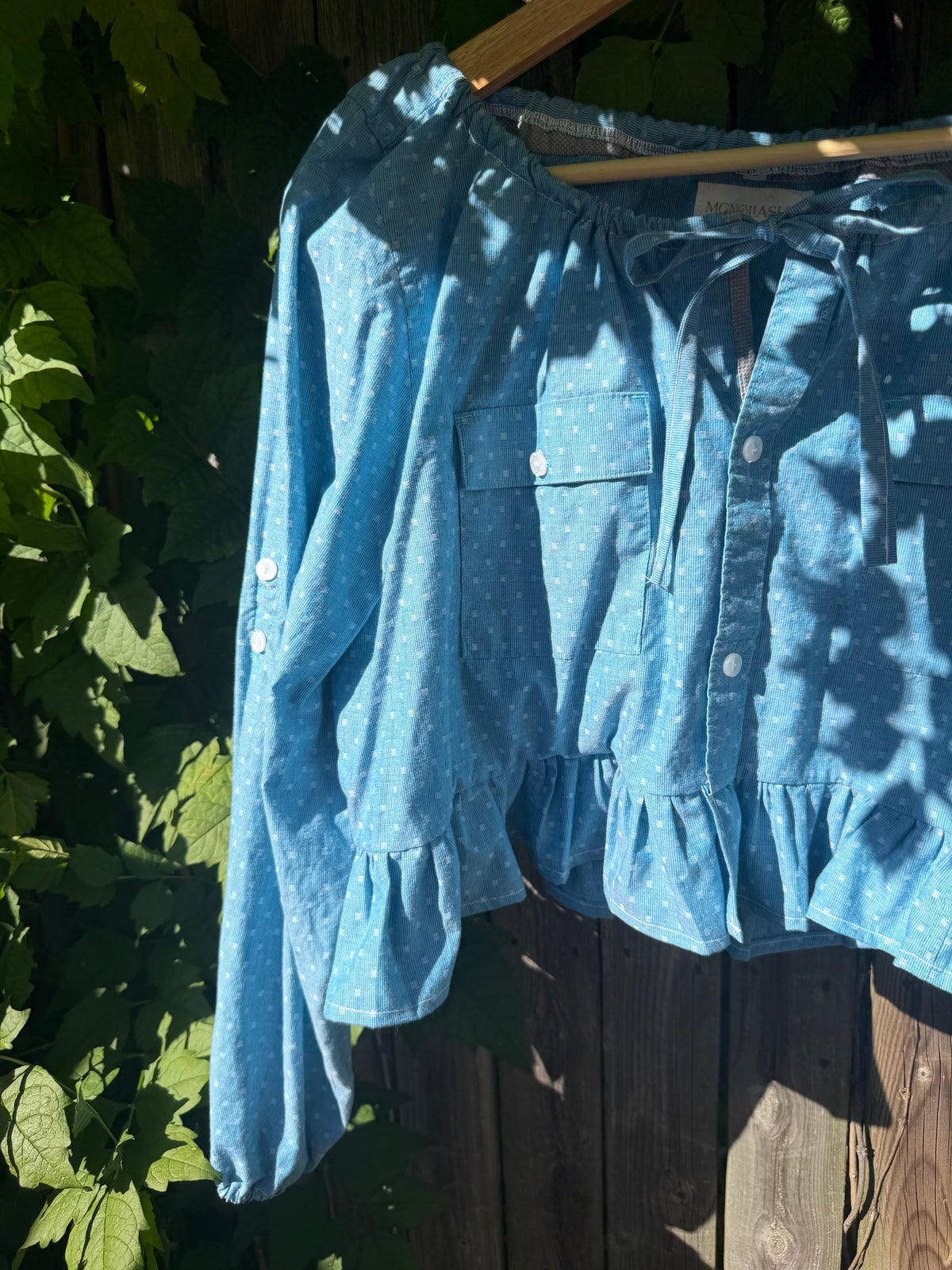 Meadow Top — Cornflower Corduroy