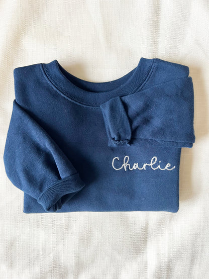 Children's 'Chest Pocket' Chainstitch Crewneck