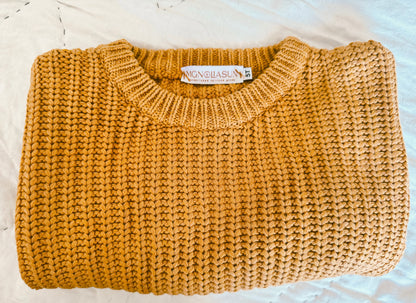 *FALL SWEATER* MUSTARD